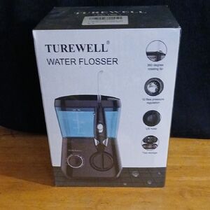 Turewell Water Flosser with Black and Blue Design